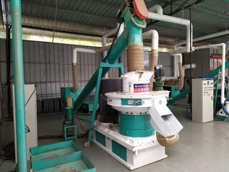 Construction and Demolition Waste Wood Recycling Equipments Biomass Pellet Press Machine