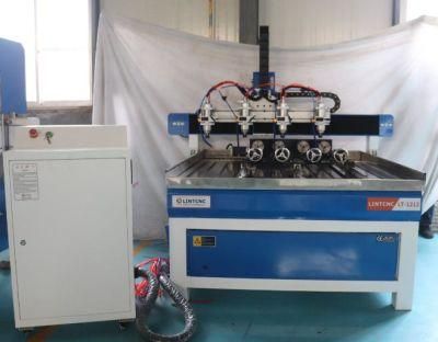 4 Axis CNC Router 6090 1212 Multi-Spindles CNC Milling Machine with 4 Rotary Axis