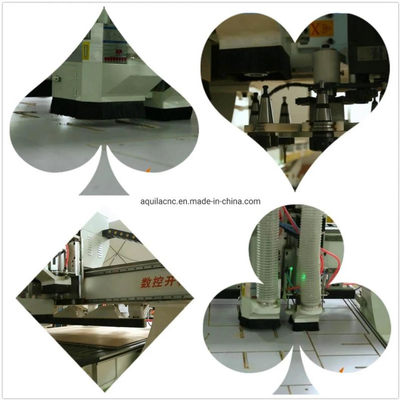 Panel Furniture Vacuum Table CNC Machine Center/Cabinet CNC Engraving Machine