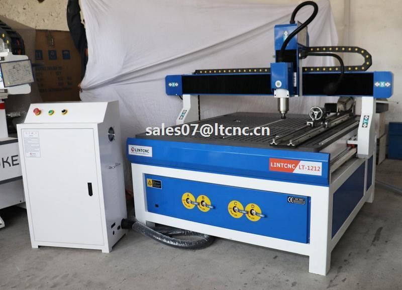 3D Woodworking Machine 2.2kw Spindle Advertising CNC Router 1212 CNC Wood Router with Vacuum Table for PVC MDF Aluminum