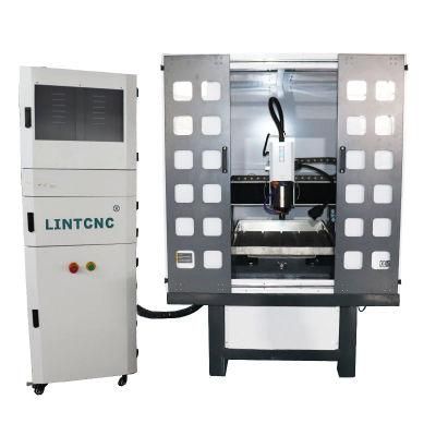 6060 6090 4040 1212 Mould CNC Router with Full Cover Closed 600X600mm Engraving Machine