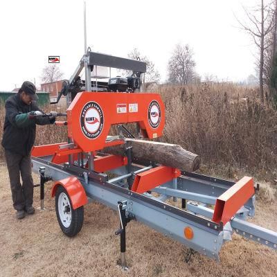 Customized Wood Log Cutting Machine Horizontal Band Sawmill