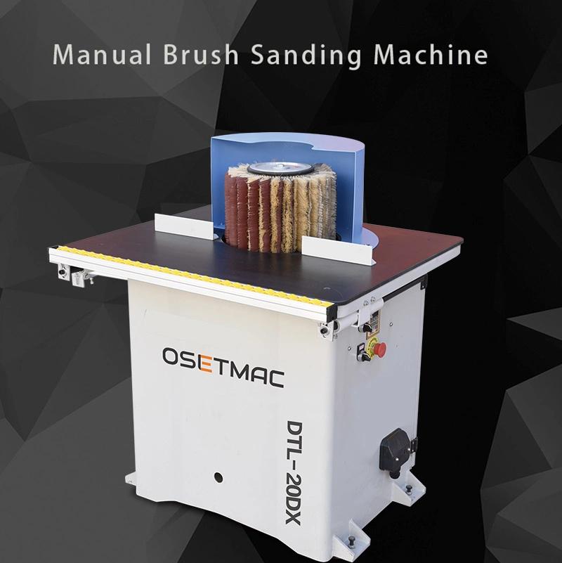 Osetmac Woodworking Machinery Manual Brush Sanding Machine Dtl-20dx for Furniture Making