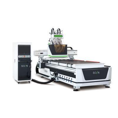 Wood Engraving Cutting Furniture Three Head CNC Router for Wood Cutting and Engraving