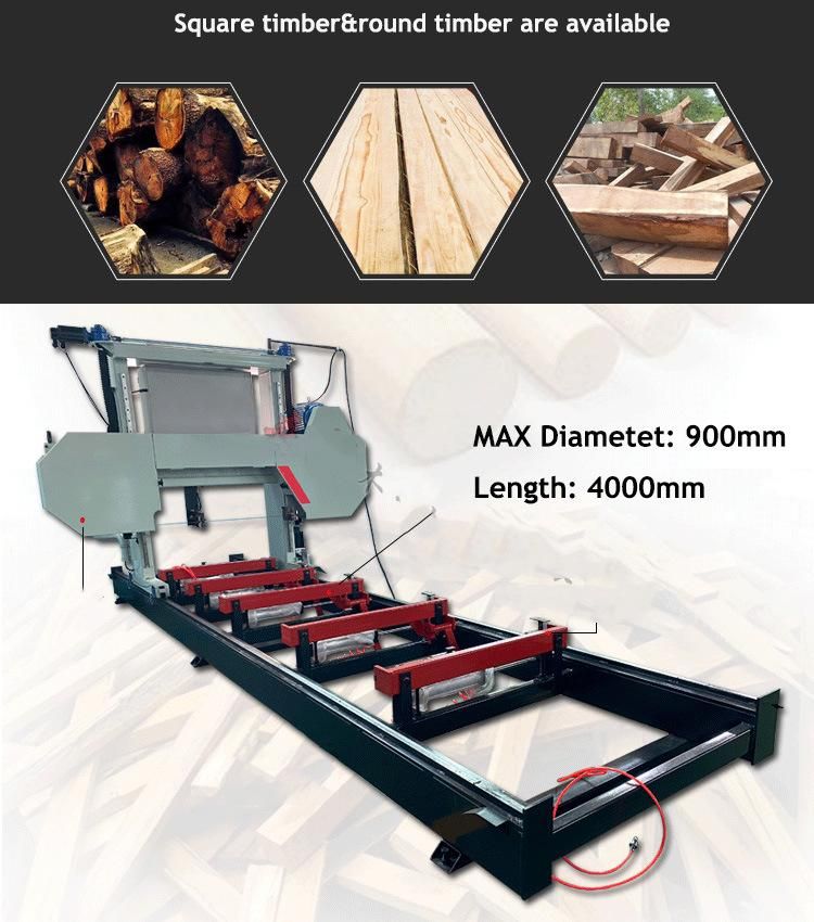 2021 Newest Portable Electric/Manual Sawmill