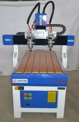 2*1.5kw 2.2kw 3.0kw Woodworking CNC Machine Aluminum Copper Cut with Oil Cooled System