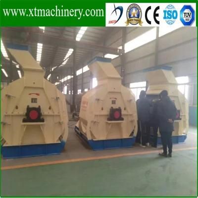 Auto Feeding, Auto Working, Cyclone Equipped Wood Sawdust Hammer Grinder