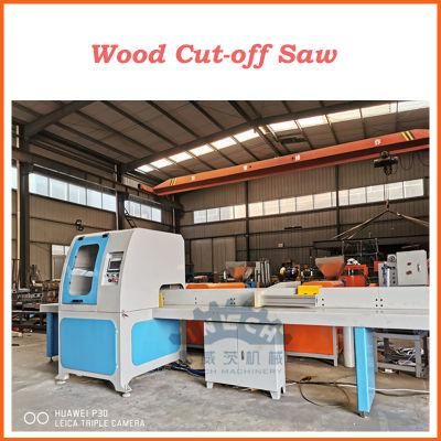 6 Meters Wood Timber Auto Cut off Saw Machine with Siemens PLC