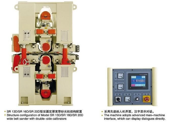 Heavy Duty Double Sides Polishing Sander Machine