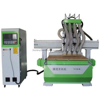 Multi Processes 4 Heads CNC Router Machine Wood Cutting Router CNC