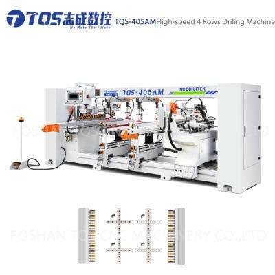 Wood Boring Machine Automatic Woodworking 4-Rows Boring and Drilling Machinery