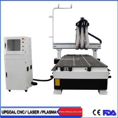 Automatic Three Tools Changer Woodworking CNC Router Machine 1300*3000mm