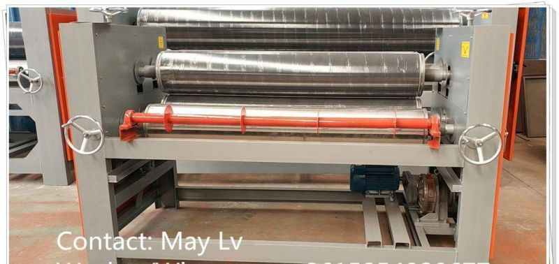 Automatic Woodworking Plywood Making Core Veneer Glue Spreader Machine