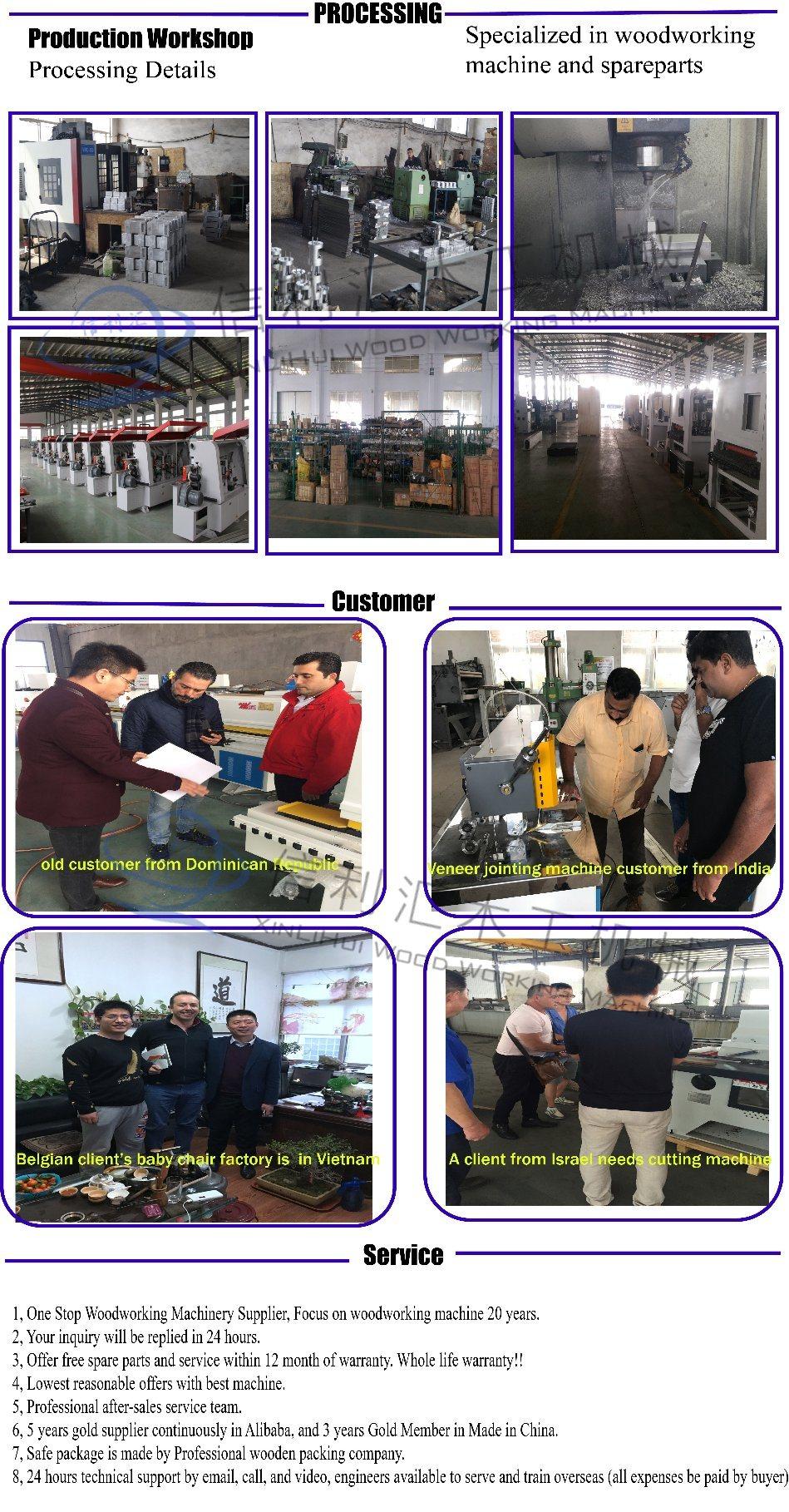 European Quality Ce Certification Automatic PVC Edge Bander Wrapping Machine/ Double Glue Cover PVC Banding Machine