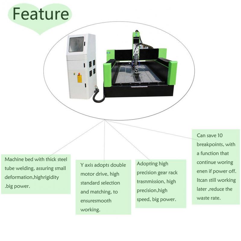 Professional Cheap Marble Granite Cutting Machine CNC Router Stone Carving Engraving Machine
