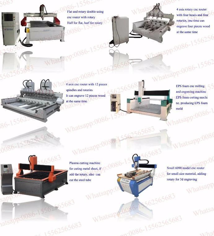 Relief Multi Spindles Wood 3 Axis CNC Router