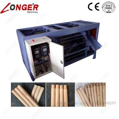 Wood Round Stick Broom Handle Threading Wood Screw Making Machine