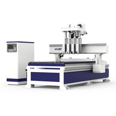 Shandong Ruijie 1325 CNC Router Multi Spindles 3D Engraving Machine