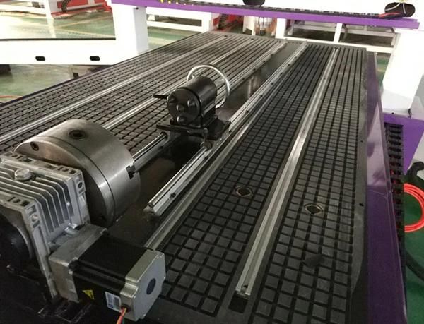 Jinan Woodworking Engraving Machine 1325 / 4axis CNC Router / Vacuum Table CNC Cutting Machine