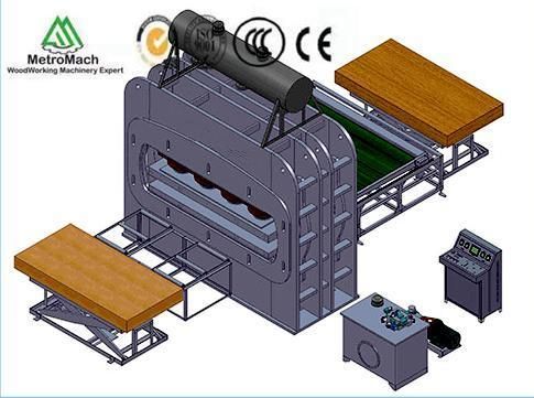 Short Cycle Lamination Hot Press Machine for Furniture, Floor