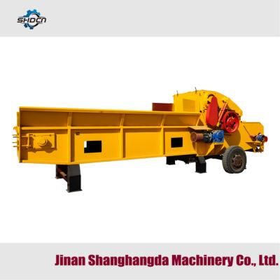 Automatic Industrial Mulchers Pallet Electric Start Electric Powered Engine Diesel Chipper Wood Shredder