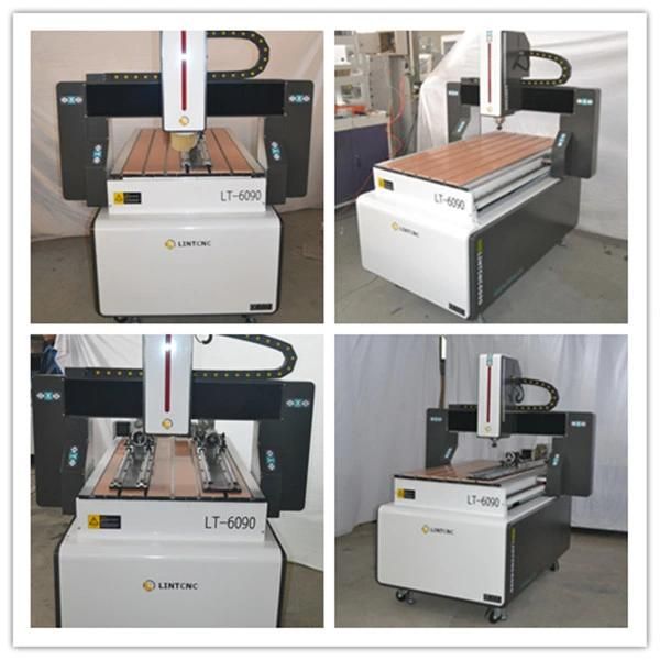 Shandong 4axis CNC Router 6090 9060 1212 1218 Cutting Drilling Milling CNC Engraving Machine