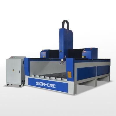 Sign-1318 Stone CNC Router Cylinder Cutting Engraving Machine for Selling