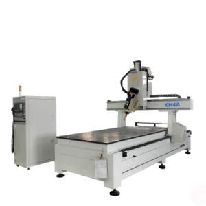 Automatically Change Knife CNC Router Yaskawa Servo Motor 4th Axis