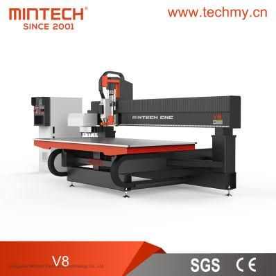High Efficiency CNC Router Engraving Cutting Machine for Acrylic/Wood/Plastic/Aluminum (V8)