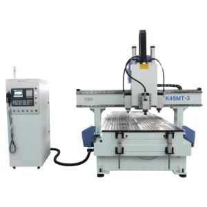 Hot Sale 1325 Wood Furniture Making Machine CNC Wood Router with 3 Spindles for Drilling
