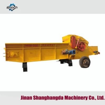 Shd New Style Drum Chipper Machine Industrial Wood Chipper Tree Cutting Machine