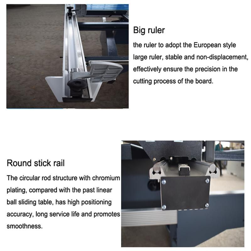 Mj6138ty High Precision Wood Cutting Sliding Table Panel Saw Machine