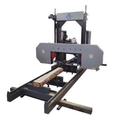 Woodwoking Horizontal Type Portable Automatic Timber Wood Sawmill Machine