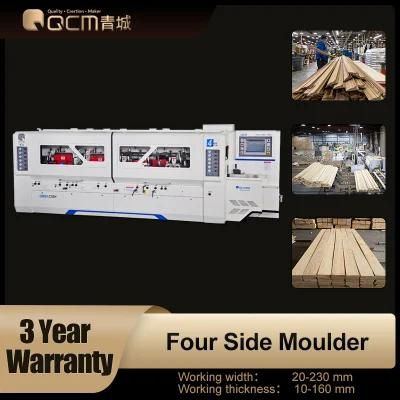 Automatic High-Speed 4 Side Moulder for Solid Wood 60m/Min
