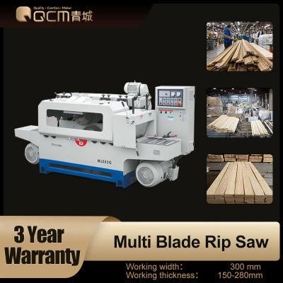 MJ263G Woodworking Machinery Automatic Wood Saw Multi-Blade Rip Saw