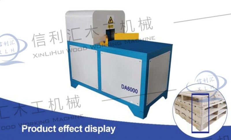 High Quality Base Plate Trimming Machine Floor Shingling Machine Low Price Fumigation-Free Wooden Box Equipment Double End Chamfering Machine