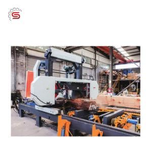 Wood Horizontal Band Saw Automatic Sawmill for Cutting Mj1000h