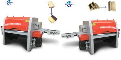 Left and Right Crawler Slab Saw Accurate Slicing Wood Board Edge Cutting Saw