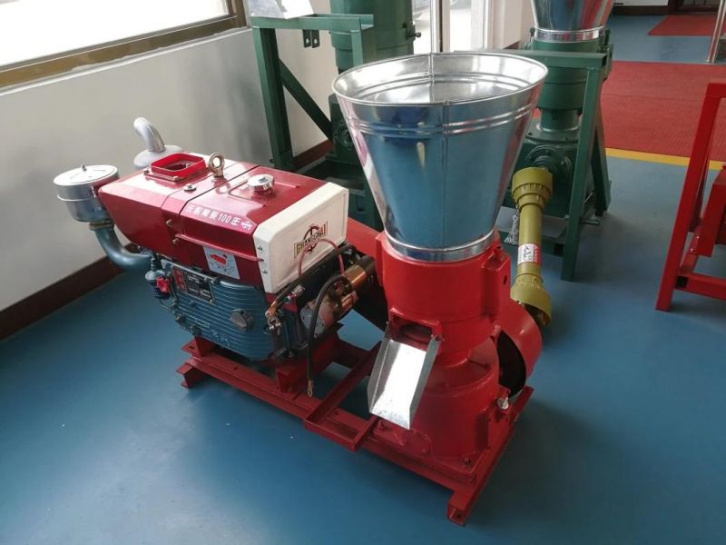 Diesel Engine Feed Pellet Mill with Electric Start System