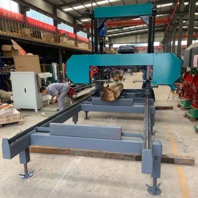 Forest Machinery Portable Band Sawmill Wood Cutting Machine Horizontal Sawmill for Sale