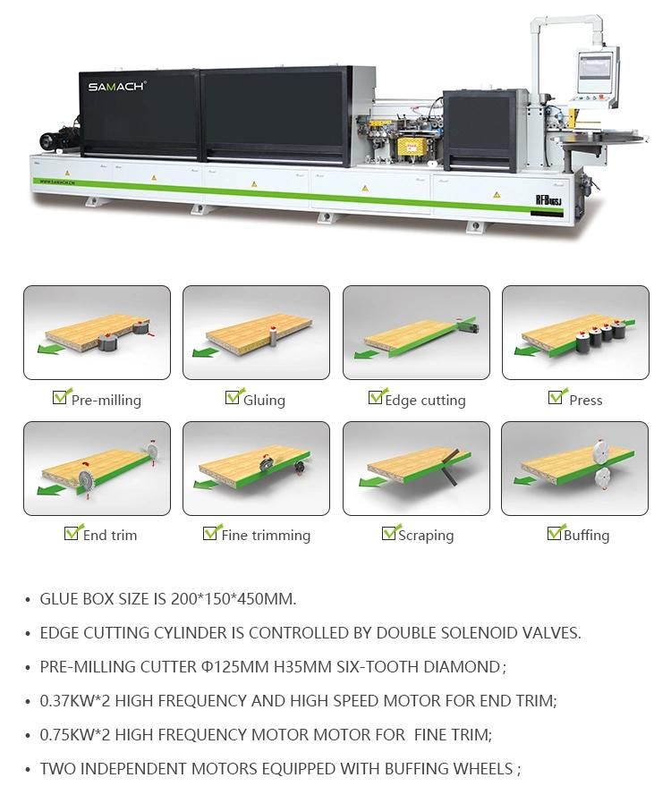 High Speed Woodoworking Automatic Wood Edge Banding Machine
