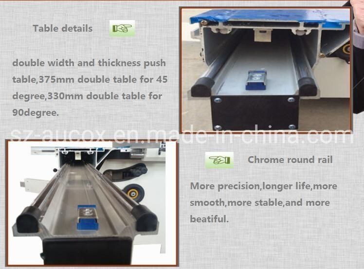 MDF 3800mm Sliding Table Saw Woodfung Woodworking Machine Panel Saw Mj6138