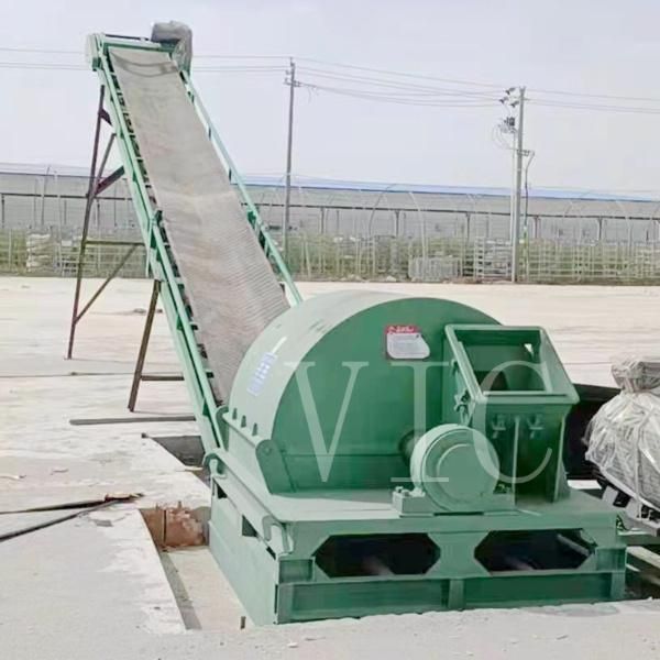 Diesel engine driven 4tph wood shredder wood crusher machine