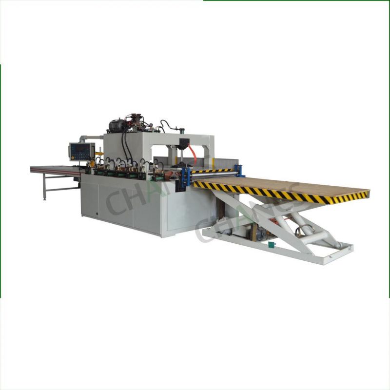 Elevator-Platform Type Edge Gluing Board Press with High Frequency Technology