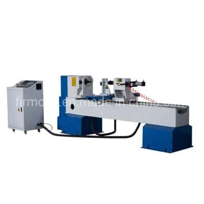 China New Automatic CNC Turning Lathe Baseball Bat Engraving Milling Wood Lathe Machine