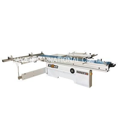 Woodworking machine sliding table panel saw