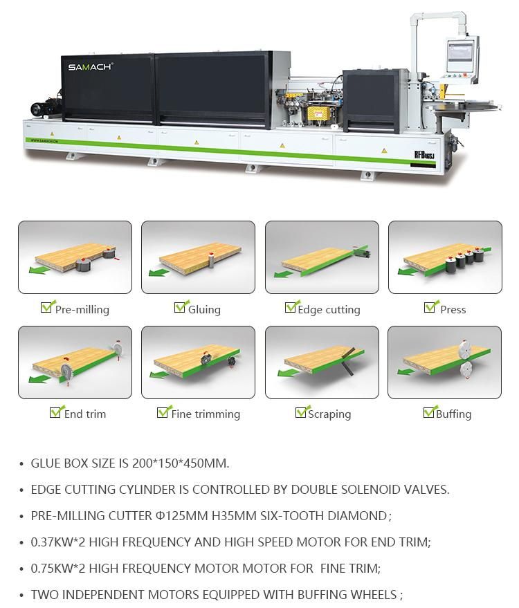 Automatic Edge Banding Trimming Machine High Speed Edge Banding Machine