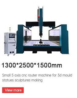 Foam Wood Statues Making Machine 5 Axis CNC Router Machine Rotary Spindle
