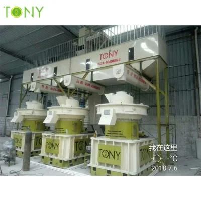 Tony High Quality and New Designed 4-5ton/Hr Complete Rice Husk Pellet Line Biomass Pellet Production Plant Wood Chips Pellet Production Line