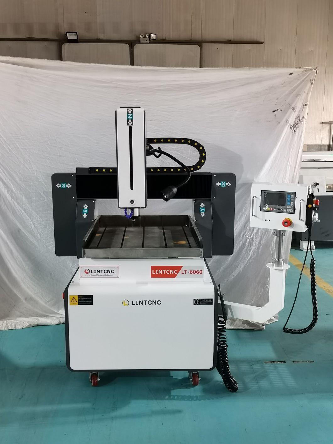 3D Mini Desktop Small Engraver 6060 6090 6012 Advertising CNC Router Machine for Carving and Engraving PCB / PVC/Acrylic / Aluminum/Wood/MDF